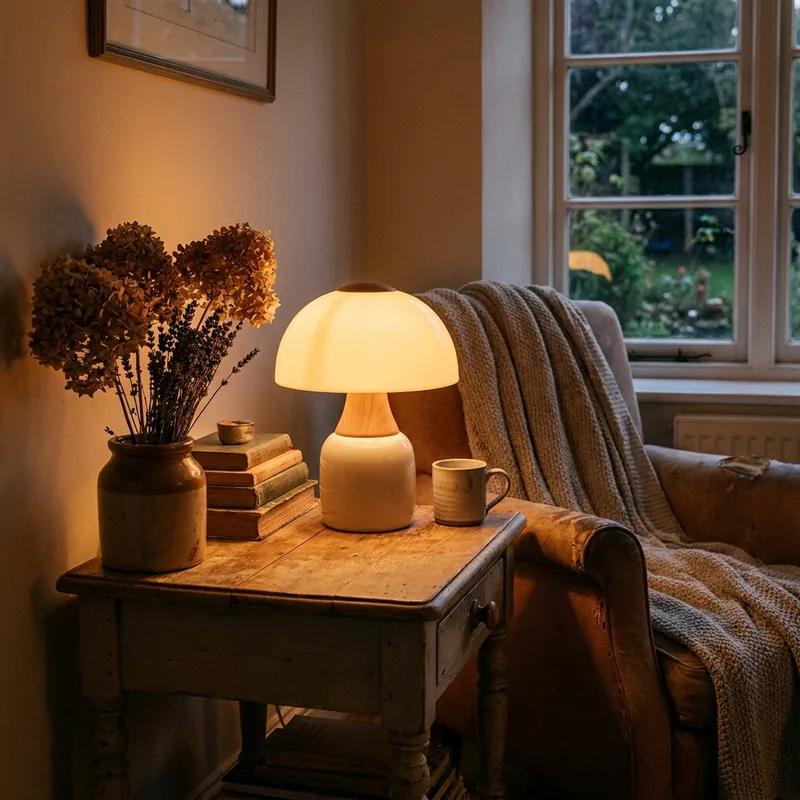 Best Mushroom Lamps for a Cozy Cottagecore Glow