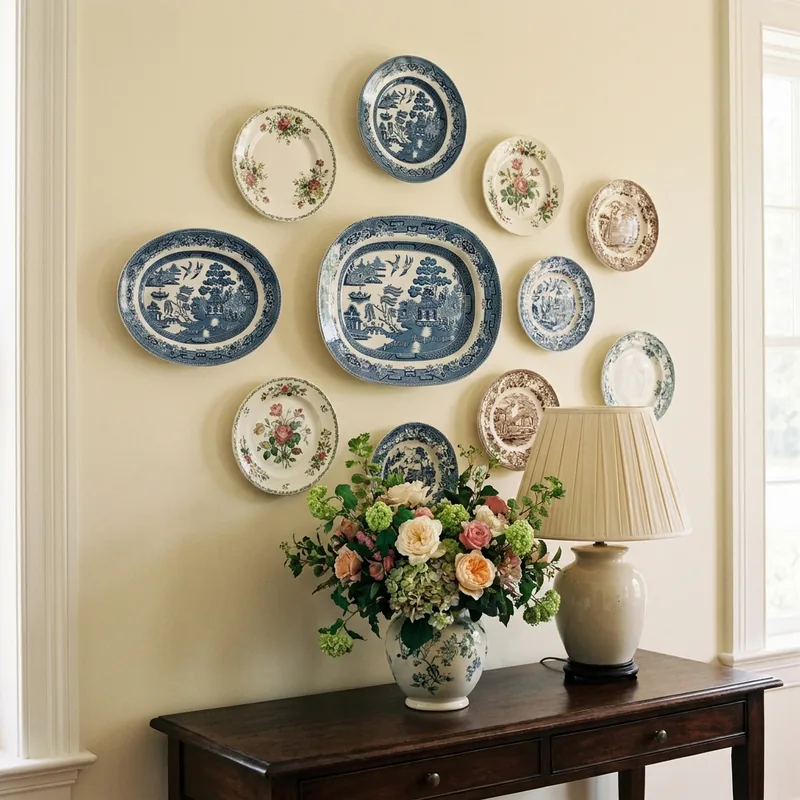 Decorative Wall Plates: How to Style a Grandmillennial Plate Wall