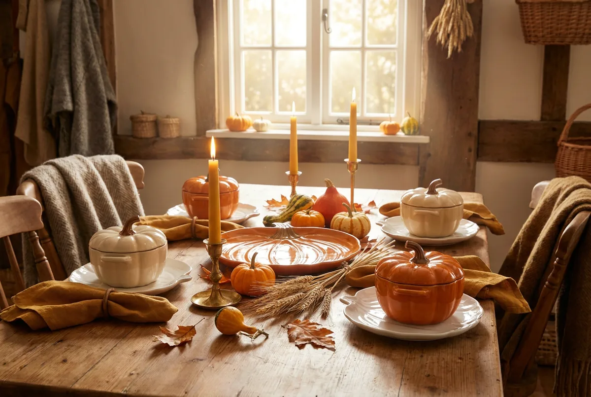 Pumpkin Dinnerware for Fall 2026: The Best Stoneware Bowls, Plates & Harvest Tableware