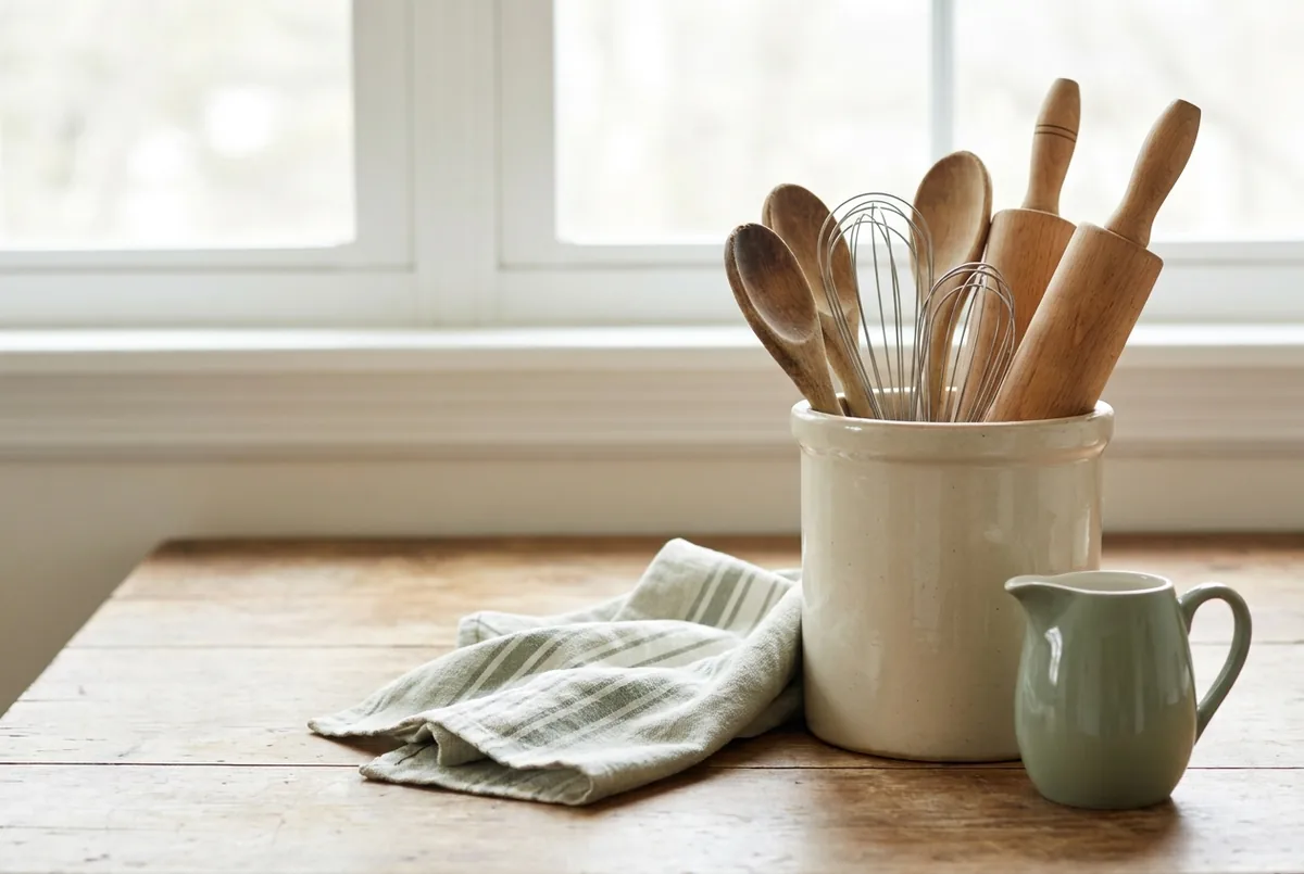 Vintage-Style Cottagecore Kitchen Accessories
