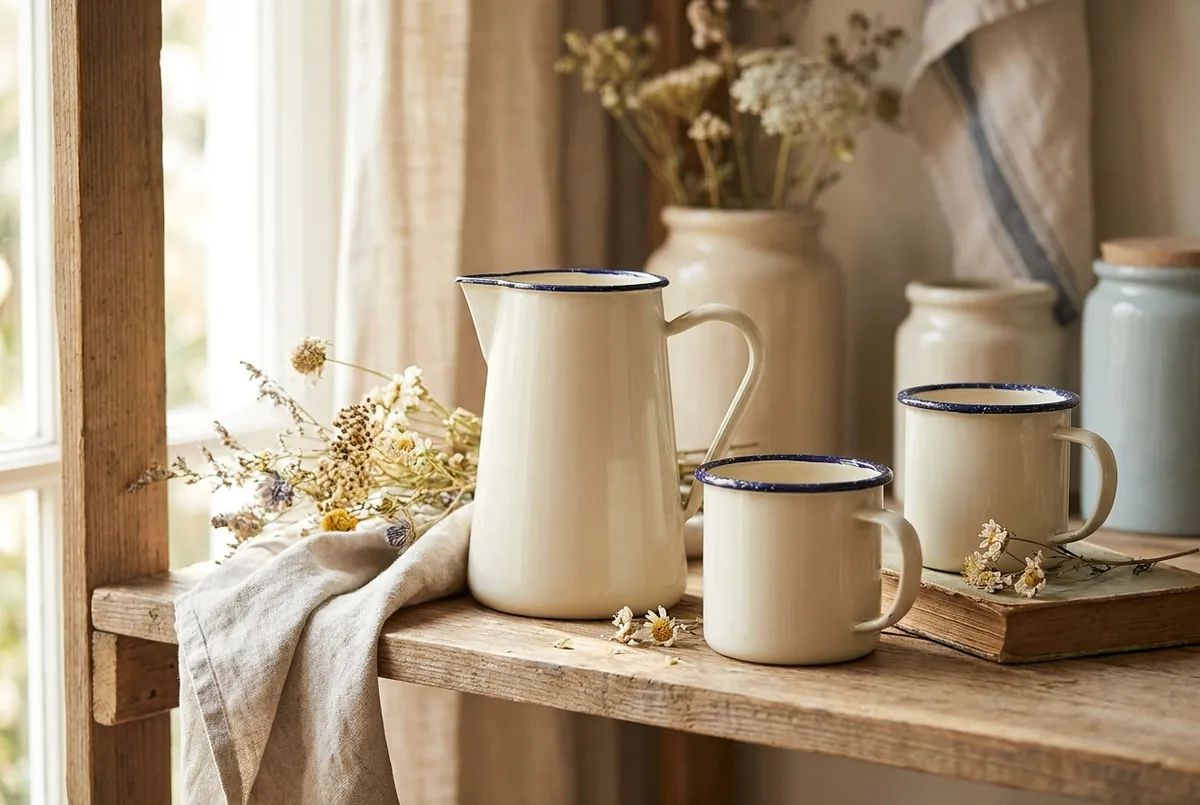 Vintage-Style Enamelware We Love: Mugs, Plates & Pitchers